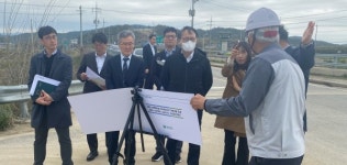 함평군, 명암 축산특화 농공단지 투자선도지구 현장점검