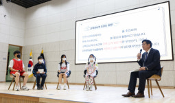 [포토] 도성훈 인천광역시교육감, 루원중학교 개교기념식 참석