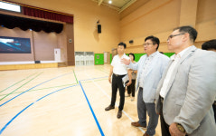도성훈 인천광역시교육감,  아라초·한들초 등 9월 개교 예정 학교 현장 방문