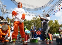 2023강원세계산림엑스포, 행사장 추석맞이 가족극 유상통프로젝트 싸운드써커스 공연