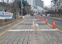 인천 동구 솔빛로·새천년로 도로열선 설치