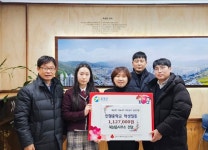 북삼 인평중학교 학생, 학교축제 먹거리장터 수익금 기탁