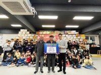 칠곡 상승태권도장, 사랑의 라면 220박스 기탁