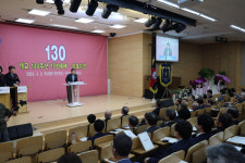 박강수 마포구청장, 광성중‧고 개교 130주년 축하 전해