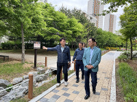 평택시, 스마트 그린도시 조성사업 준공 현장확인 나서