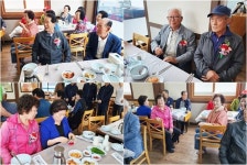 LG유니참(주), 인동동 17통 경로당 어르신 점심 대접