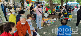 구로구 오류2동 녹색장터, 30여개 팀 참여 속 진행