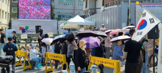서울 평강제일교회 현충일 조기단 태극기 부끄럽지 않나