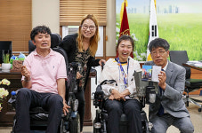 평택시의회 유승영 의장, 경기도뇌병변장애인인권협회 평택지회와 만남 가져