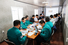 평택시의회 산업건설위원회, 세교동 행정복지센터 신축공사 현장 방문