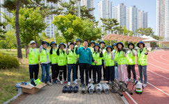 인천 중구 김정헌 구청장, 주민들과 영종하늘도시 여름철 대비 방역 활동 전개