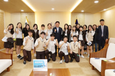 조용익 부천시장, 경기예술고 학생 만나 미래 창의 융합인재 육성 역설