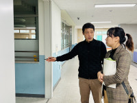 인천시의회 이용창 교육위원장, 루원중학교 과밀학급 문제 점검