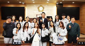[포토] 평택시의회, GYL 2025 캄보디아 청년단 방문 환영