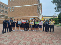 전남경찰청 기동순찰대, 유관기관 합동  학교폭력 없는 학교 캠페인 실시