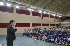 강명구 국회의원, 현일중학교서 665명 학생 대상 특강 진행