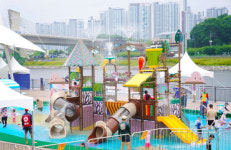 인천 서구, 경인아라뱃길 시천가람터 물놀이장 개장