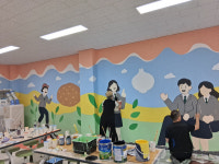 서령중학교 학부모회, 학교 급식실 먹는 곳 넘어 머무는 곳으로 재탄생