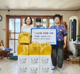 구미 봉죽사 향목회, 광평동 독거어르신에 삼계탕 재료 전달