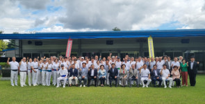 제4회 연천군궁도협회장기 남·여 궁도대회, 연천군 고대정에서 성황...가평 수해복구 위로금 전달