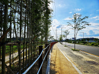 안성시, 도심 속 건강쉼터 흙향기 맨발걷기길 조성완료