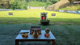 경기도궁도협회, 제106회 전국체전 참가 궁도 대표선수단 안전기원제