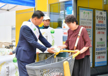 장성군 쌀전업농, 고품질 장성쌀 소비 촉진 팔 걷어