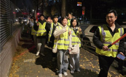 목일중학교, 학교폭력·교통안전…학생·아버지·교사 트리플 안전 동행