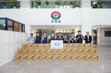 구리시청공무원노조, 취약계층에 라면 150상자 기부