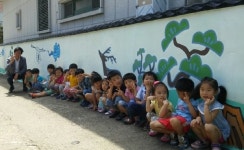 창원시 내서읍 상곡마을 골목길, 벽화로 새단장