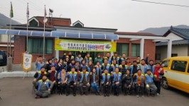 의령·진주루비 로타리클럽, 의령 봉수마을에서 봉사활동 펼쳐