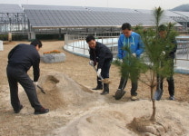 대전시설관리공단, 식목일 맞아 하수처리장 나무심기 행사 개최