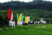 양산시, 물안뜰마을에서 상여소리와 행상재현 개최