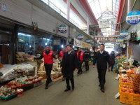 거창소방서, 설 대목 전통신장 화재예방 점검