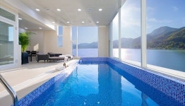 북한강 바로 앞에 위치한 신개념 풀빌라 가평펜션 리버웨이브