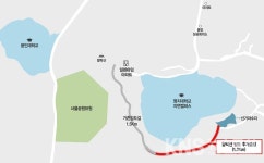 용인 명지대 뒤편 함박산에 산책겸용 임도 만든다