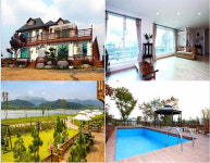 펜션 앞 남한강 전망이 아름다운 여주펜션