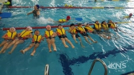 용인도시공사, 초등학생  대상 생존수영 교육 실시