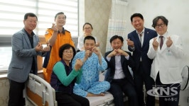 김동근 경기도 행정2부지사, 부상당한 파주소방서 구급대원 위문