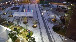 경산시, 경산네거리 미관광장 완공