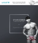피트니스 모델 천지영, 남자 속옷 및 남성 팬티 브랜드 에반크리스 모델 발탁
