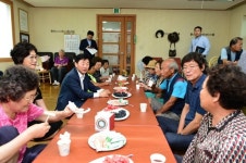 폭염취약계층 피해예방‥김동근 부지사, 무더위 쉼터 현장점검