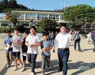 정찬민 용인시장, 양지면 제일초교서 두번째 스쿨미팅 가져