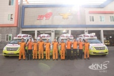 경산소방서, 노후 구급차 4대 신규 차량으로 교체 보급