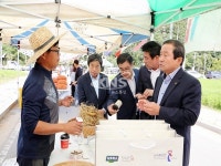 백학면, 코스모스와 함께하는 농산물직거래 장터 개최