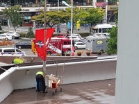 [속보1보]KBO 준플레이오프 5차전 열리고 있는 부산 사직구장 화장실에 폭발물 설치 신고 접수