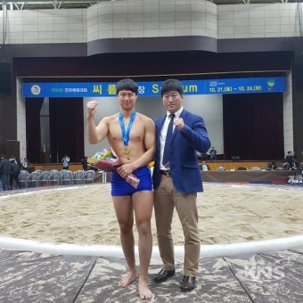 대구대 김진호 씨름부 선수, 제98회 전국체육대회에서 최정상에 올라