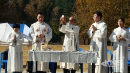 수유동 성당, 설립 50주년 기념 기차순례 가져
