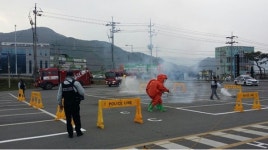 순천경찰서 , 유관기관 합동 화학테러 대비 종합훈련 개최