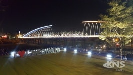 청주시, 무심천 벚꽃길 일원 야간경관조명 설치